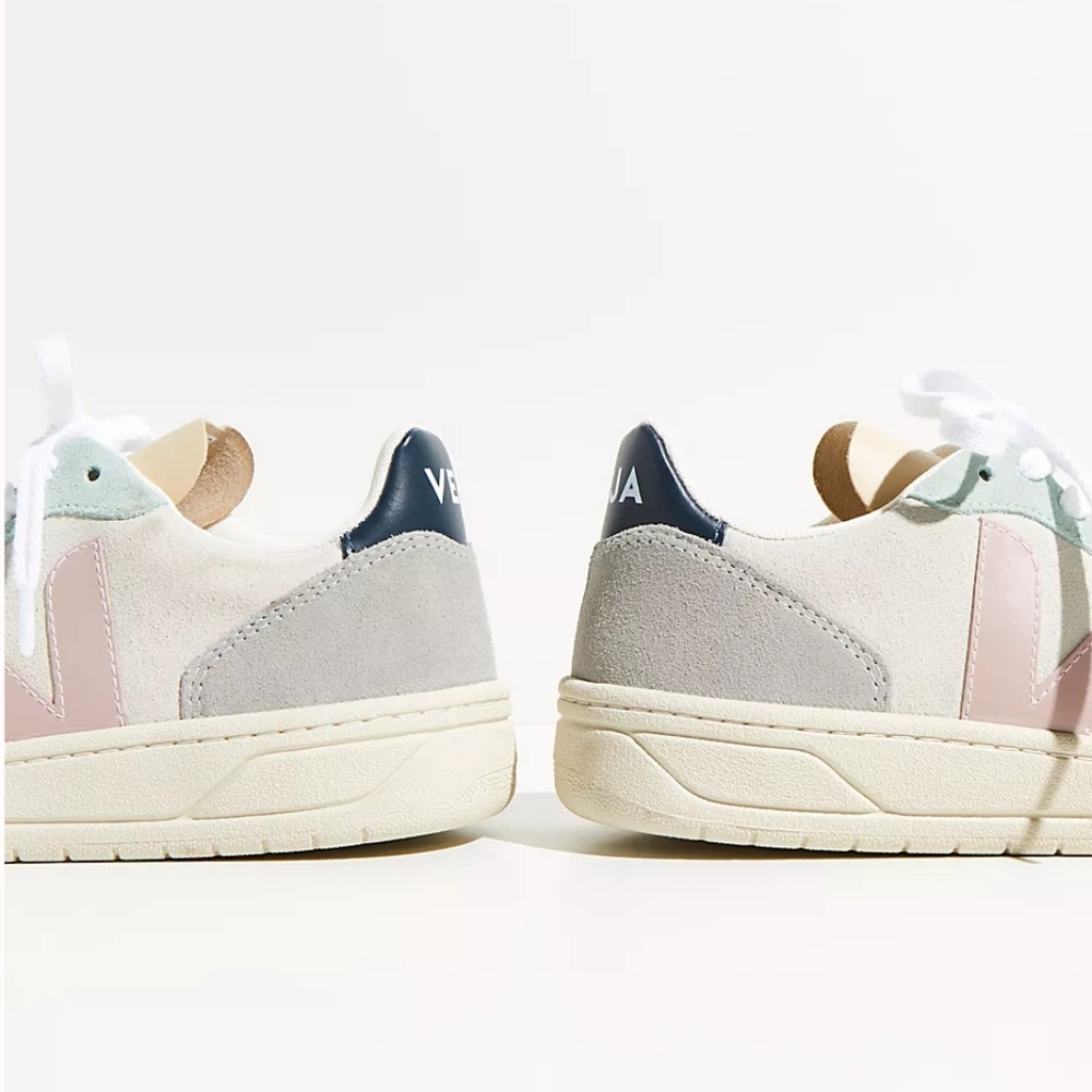 Veja V-10 Suede Sneakers - Picture 4 of 17